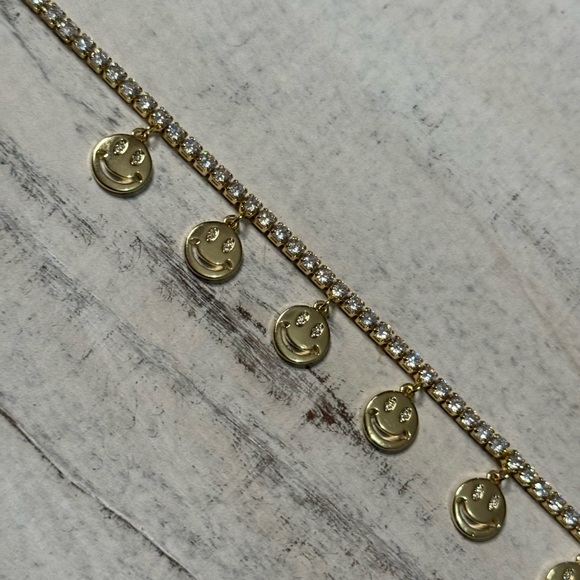 Lauren Kenzie Smiley choker & smiley ring! - Picture 2 of 7